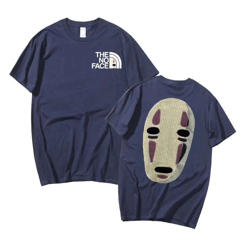 No Face Man Oversized T Shirts