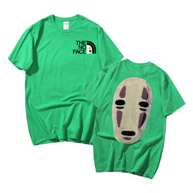 No Face Man Oversized T Shirts