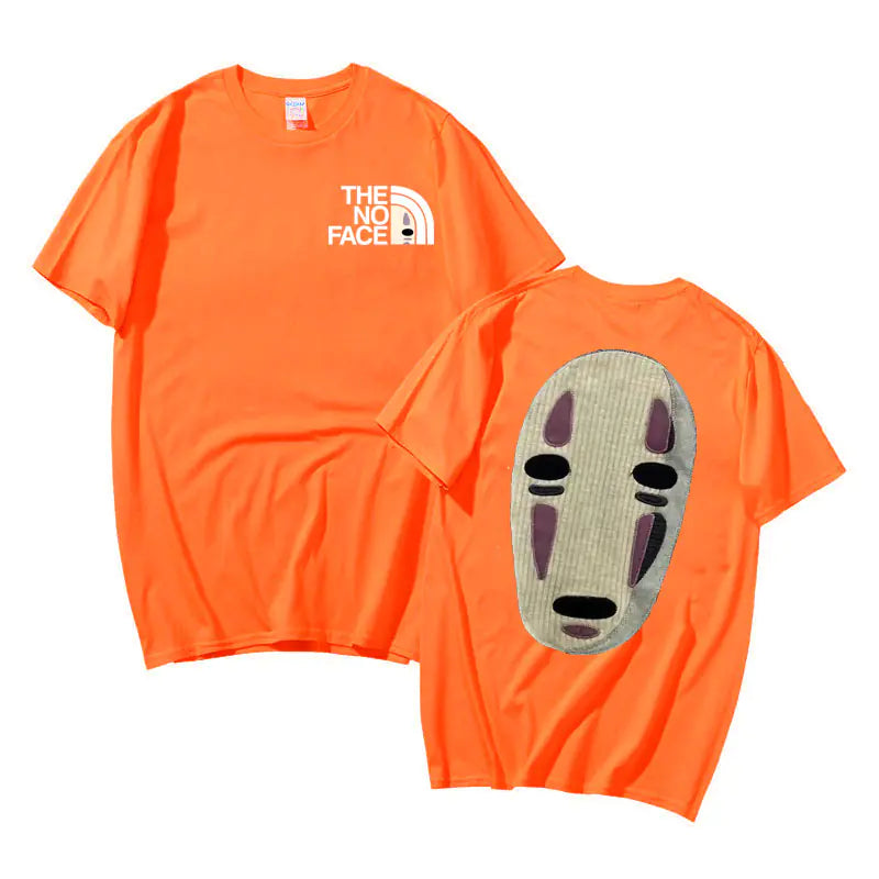 No Face Man Oversized T Shirts