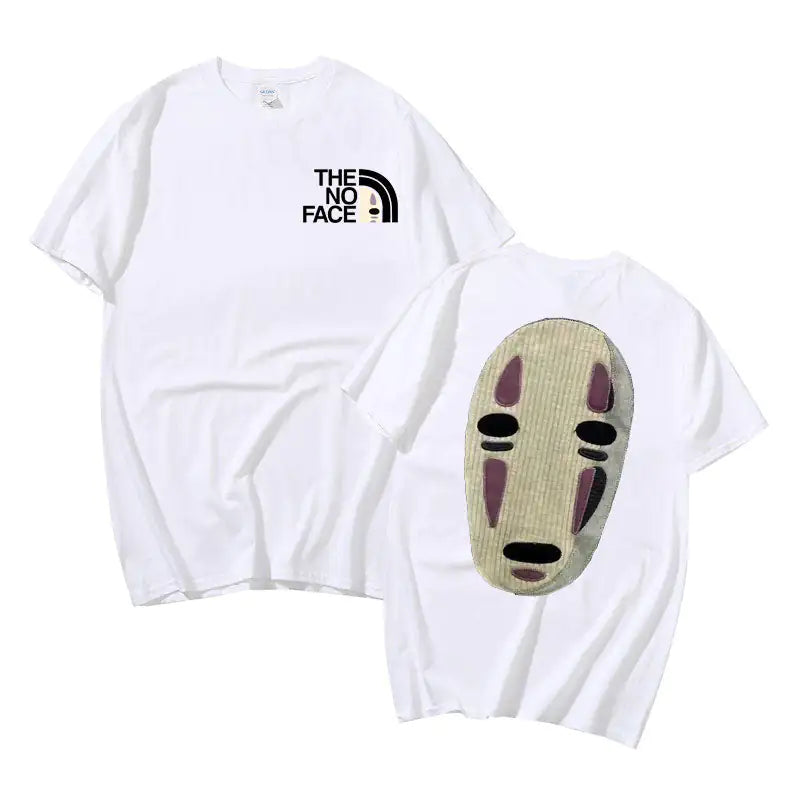 No Face Man Oversized T Shirts