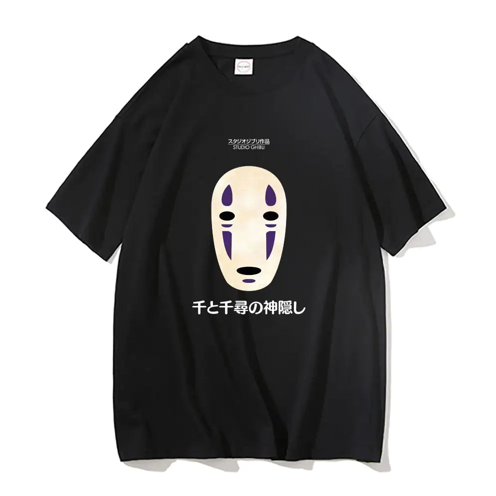 No Face Man Oversized T Shirts