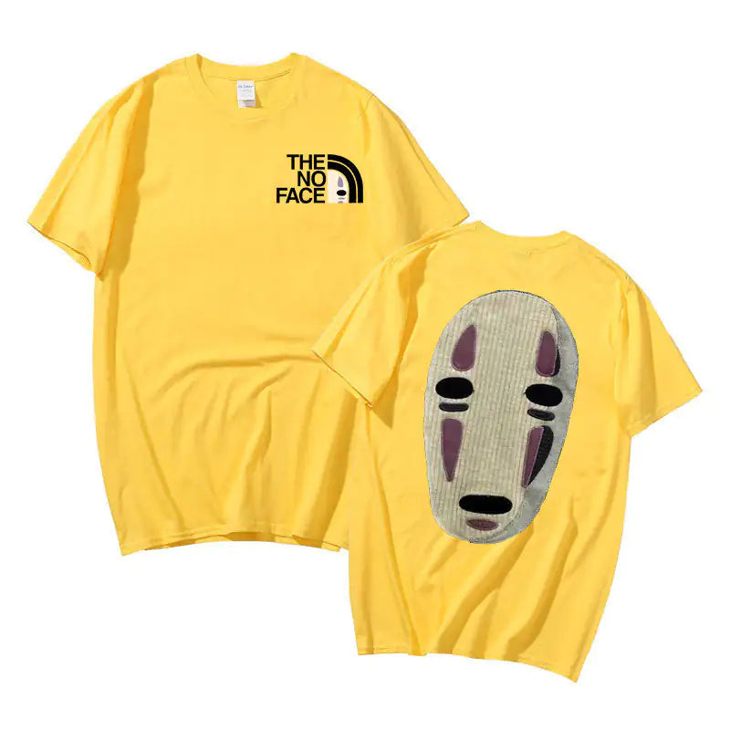 No Face Man Oversized T Shirts