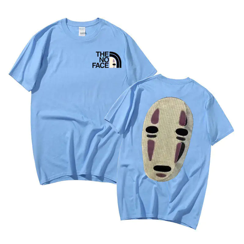 No Face Man Oversized T Shirts