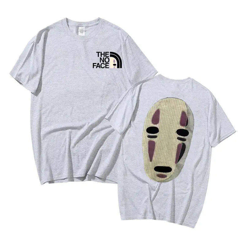 No Face Man Oversized T Shirts