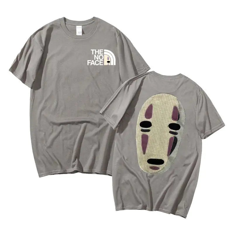 No Face Man Oversized T Shirts