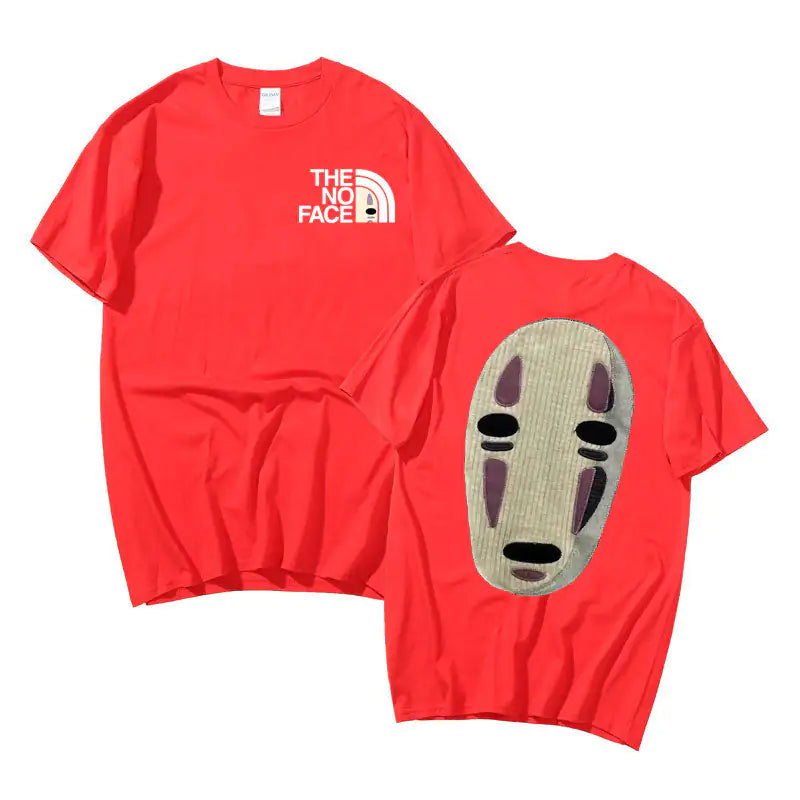 No Face Man Oversized T Shirts